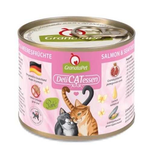 GRANATAPET DeliCATessen Lõhe ja mereannid märgkassitoit - 200g