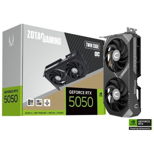 ZOTAC GAMING NVIDIA GeForce RTX 5050 8GB GDDR6 Graafikakaart