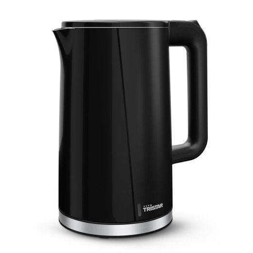 Tristar topeltseinaga keetja WK-3407 elektriline 2200 W 1.7 L plastmass 360° pöördalus alus must