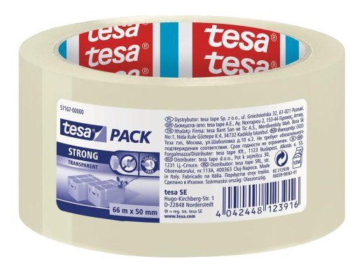 Tesapack Tugev läbipaistev pakenditeip