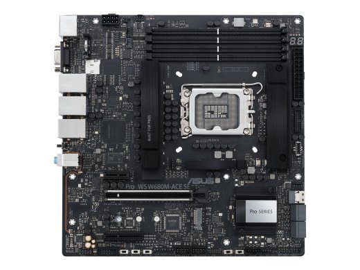 ASUS PRO WS W680M-ACE SE Micro-ATX Intel W680 pesa