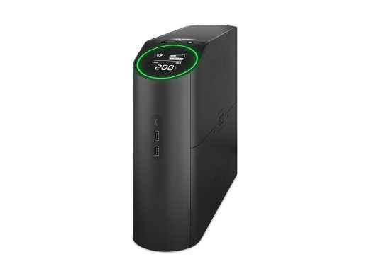 Schneider Electric Back-UPS Pro for Gaming, Tower, 230V, 4x Schuko ir 2x IEC C13 lizdai, RGB Light, Pure Sine Wave, Midnight 2200 VA 1320 W 230 V