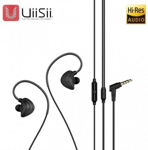 UiiSii CM5-L Premium Hi-Res Original Sportinė ausinės su mikrofonu ir garso reguliavimu / 3.5mm / 1.2m