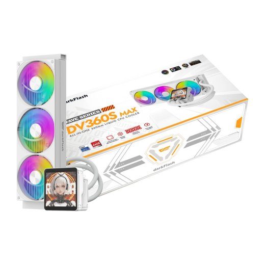 DarkFlash DV360S MAX CPU jahuti (valge)