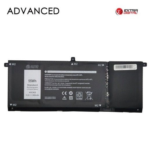 ExtraDigital H5CKD aku Dell sülearvutile 3600mAh