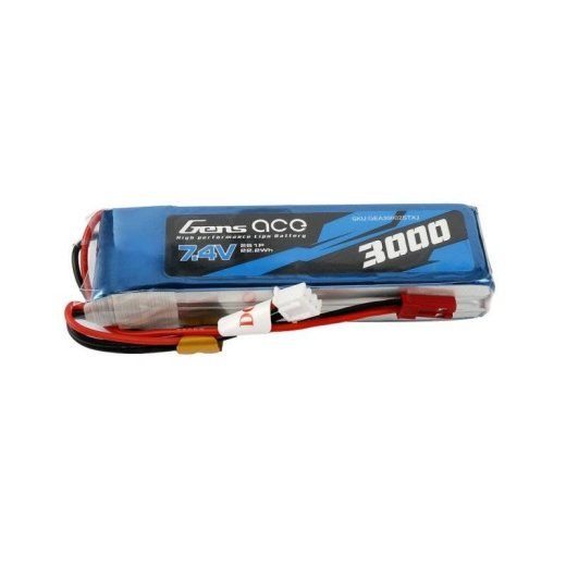 Akut Gens Ace 3000mAh 7.4V 1C 2S1P LiPo