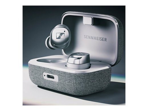 Sennheiser MOMENTUM True Wireless 4 belaidės TWS ausinės, sidabro baltumo