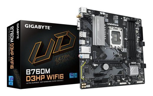 PÄIVSAARD GIGABYTE Intel B760 Express LGA1700 Micro-ATX Memory DDR5 Memory slots 4 B760MD3HPWIFI61.0