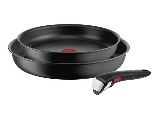 TEfal Pannaraamat L7649253 Ingenio Ultimate Küpsetamise läbimõõt 24/28 cm Sobib induktsipliidile Ülevaheline käepide Black