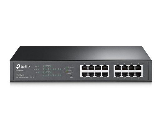 Switch TP-LINK Desktop/pedestal 16x10Base-T / 100Base-TX / 1000Base-T PoE+ ports 8 TL-SG1016PE