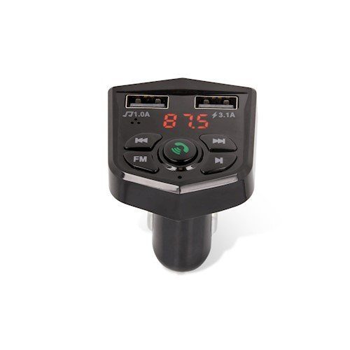 Maxlife MXFT-02 Bluetooth + EDR FM Saateja Auto Raadio jaoks / MIC / MicroSD / + Laadija 2x USB