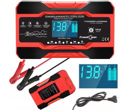 FreedConn RJ-C 121001A 12V, 10A / 24V, 5A akulaadija
