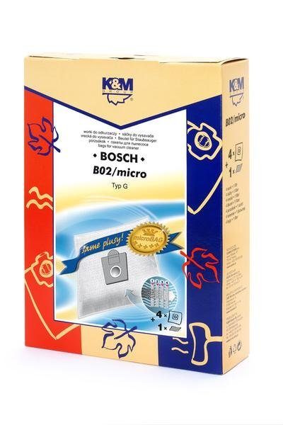 K&M tolmuimeja kotid BOSCH tüüp G (4tk)