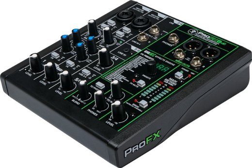 Mackie ProFX6v3 - 6-kanaline analoogmikser USB liidesega, must