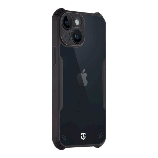 Taktikaline Quantum Stealth kaitseklaas Apple iPhone 13 mini jaoks / läbipaistev/must