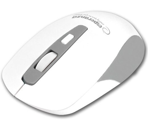 Esperanza EM130W Wireless 4D Bluetooth hiir, Valge