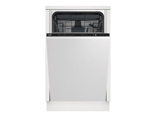 BEKO Dishwasher DIS46120 Built-in Width 45 cm Number of place settings 11 Number of programs 6 Energy efficiency class E Display White