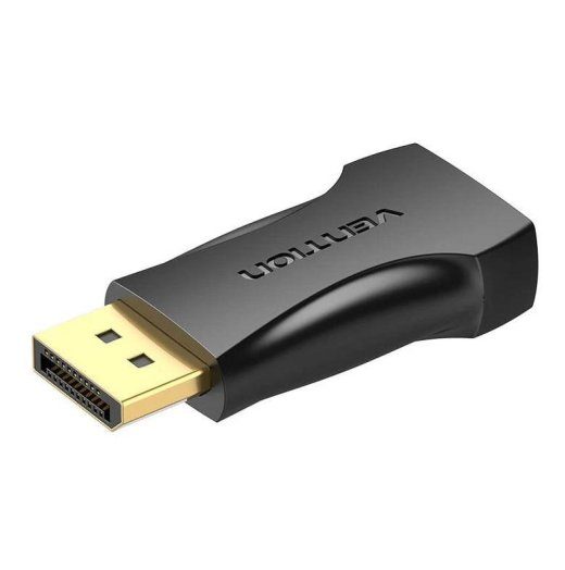 I/O ADAPTERIS DP Į HDMI/JUODAS HBOB0 VENTION