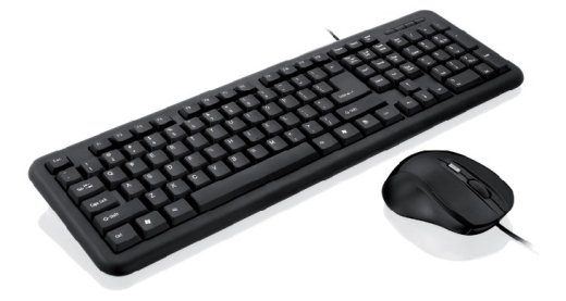 iBox OFFICE KIT II USB QWERTY English Black Keyboard and Mouse