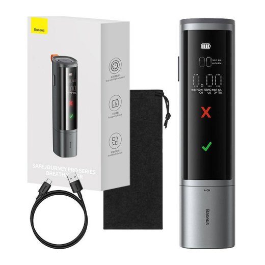 Baseus Safe Journey Pro elektroninis kvėpavimo analizatorius 470 mAh
