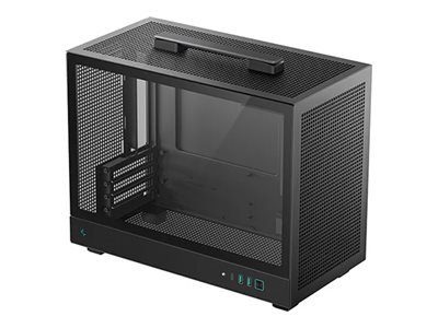 DeepCool CH160 PLUS bokštas Micro ATX juodas