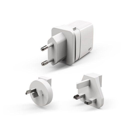 Silicon Power Boost Laadija QM16 Üldine Valge AC Kiire laadimine Sisuses