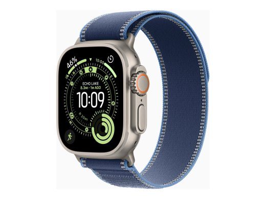 Apple Watch Ultra 3 GPS + Cellular 49mm Looduslik Titaani Korpusega Sinine/Sädelev sinine Trail Loop - M/L Apple
