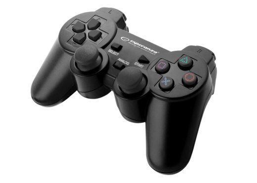 Esperanza EGG107K Mängukontroller Gamepad PC, Playstation 3 Analogue/Digital USB 2.0 Must