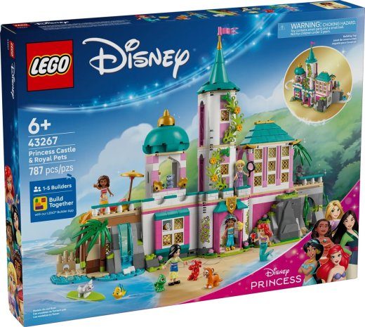 LEGO Disney 43267 Printsiessi loss ja kuninglikud lemmikloomad