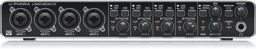 Behringer UMC404HD audio recording interface