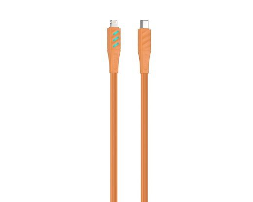 Havit CB6255 - USB laadimiskaabel tüüp C kuni Lightning, 1 m (oranž)