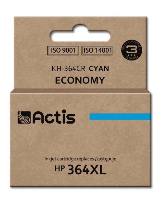 Actis KH-364CR Tint (asendus HP 364XL CB323EE jaoks; Standard; 12 ml; tsüaan)