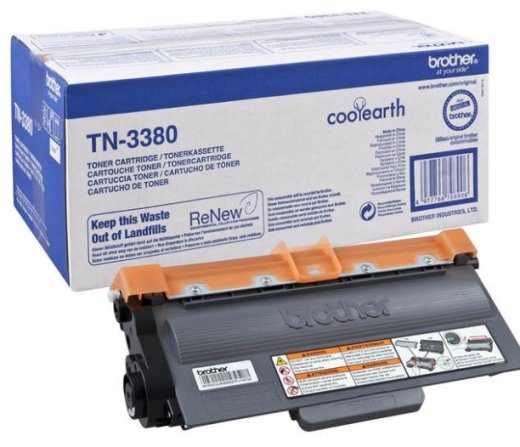 Brother TN 3380 must 8000-leheküljeline tooner