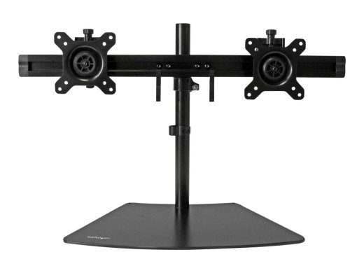 StarTech.com topeltmonitori kinnitus - toetab monitore 12 kuni 24 - reguleeritav - VESA monitori tugi lauale - madala profiiliga alus - horisontaal...