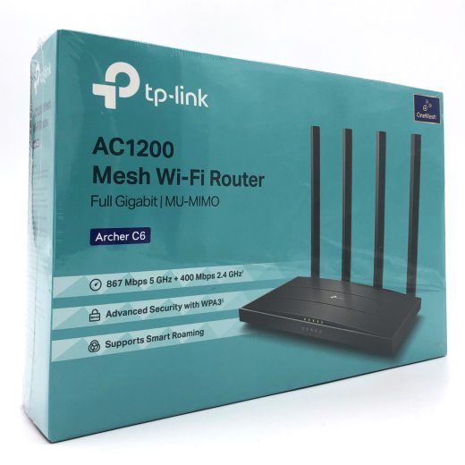 TP-Link Archer C6 Belaidis maršrutizatorius