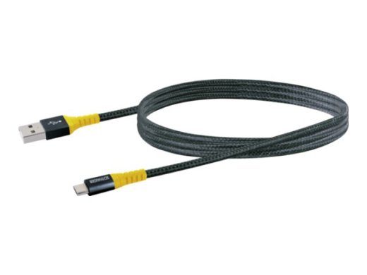 Schwaiger Extreme USB 2.0 kaabel, 1.2m, must kollane