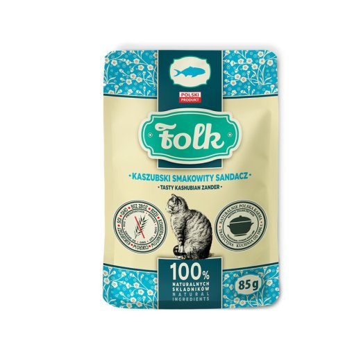 Folk Maitsva Kashubian särgisaag märja kassatoit 85g