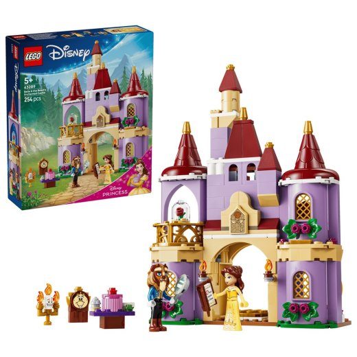 LEGO DISNEY 43289 Belle ir Šermukšnio šeimiečio žaismingas rūmai