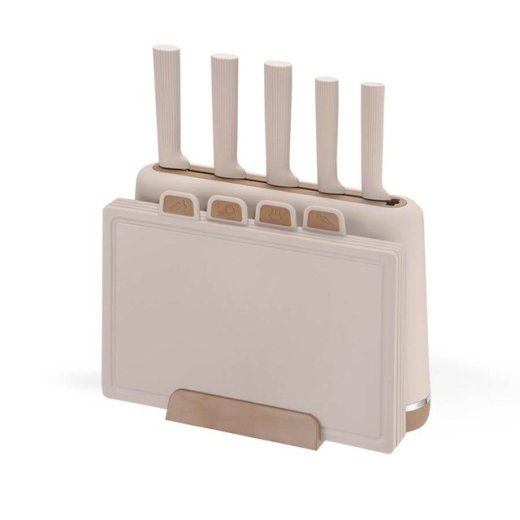 Maestro MR-1412-BEIGE noolikomplekt bloki + lõikelaua komplektiga Beež
