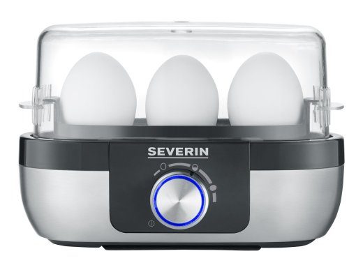 SEVERIN 270W munakeetja harjatud roostevaba teras/must
