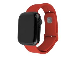 Fixed Sporty Strap Set for Apple Watch 42/44/45 mm 170-235 mm Red Silicone