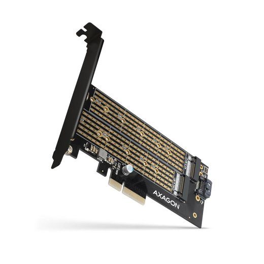 SSD ACC ADAPTERIS NVME/SATA/M.2/SP&LP PCEM2-D AXAGON