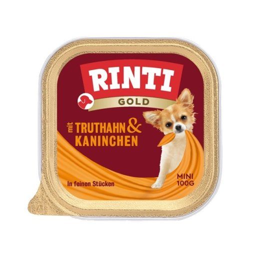 RINTI Gold Mini türkilasega küülikas - niiskuskoeratoit - 100g