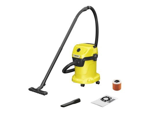 Kärcher WD 3 V-17/4/20 Dulkių siurblys 230W Geltonas