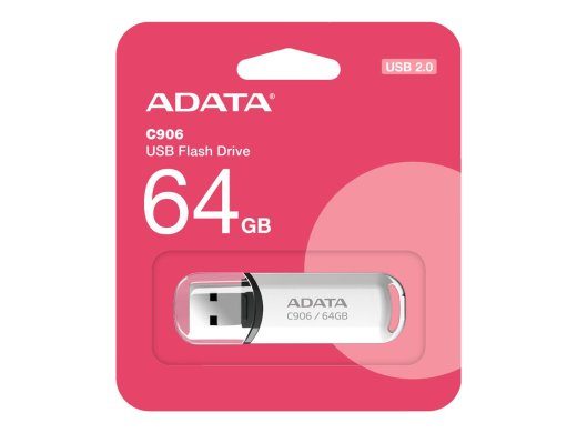 ADATA USB Flash Drive C906 64 USB Type-A White