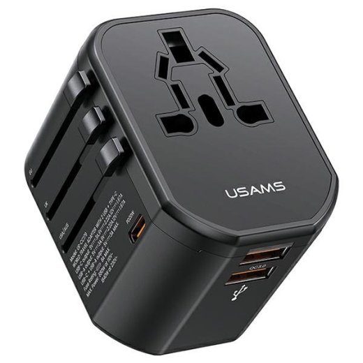 Usams T59 4in1 US / AU / EU / UKK reisiliituri adapter