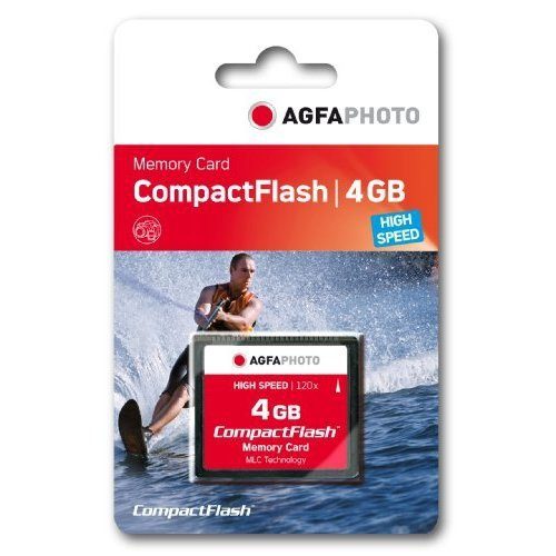 AgfaPhoto Compact Flash 4GB kõrge kiirusega 120x MLC