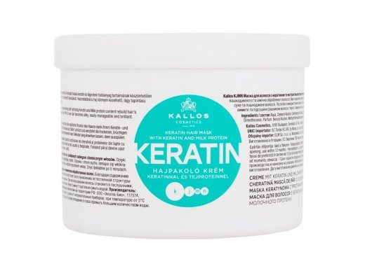 Kallos Cosmetics Keratiini juuste mask 500ml