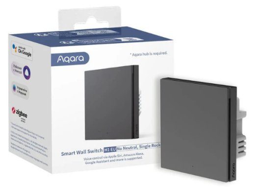 Aqara WS-EUK01-G nutikas seinlüliti H1 EU ühe lüliti
