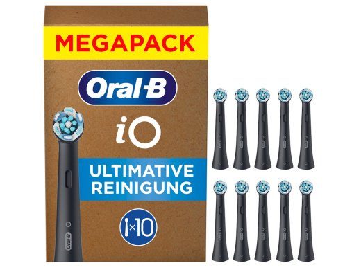 Oral-B iO Ultimate Clean Brush Heads Black, 10 pcs.